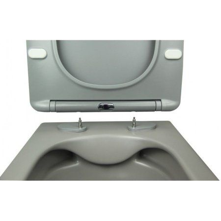 Унитаз подвесной Esbano Tiron-C безободковый, Matt Grey
