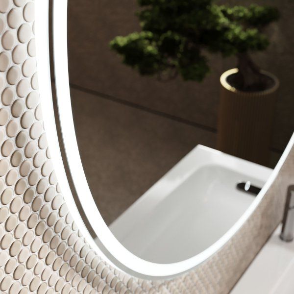 Зеркало для ванной комнаты SANCOS Bella D700 c подсветкой,  BE700