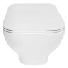 Подвесной унитаз REA IVO RIMLESS белый REA-C9201