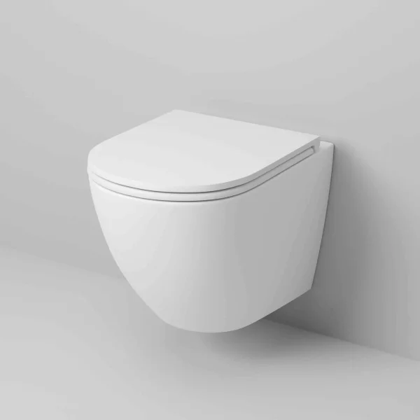 Унитаз подвесной Grossman GR-4455MSQ безободковый, торнадо, с сиденьем микролифт, белый матовый