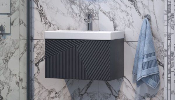 Тумба подвесная Velvex Edge 60.1Y, графит (tp.EDG.9696.60.1Y графит)