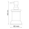 Дозатор жидкого мыла WasserKRAFT K-2400 K-2499 хром