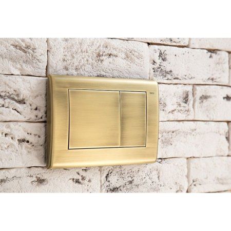 Кнопка смыва Tece Planus 9240366 состаренная латунь