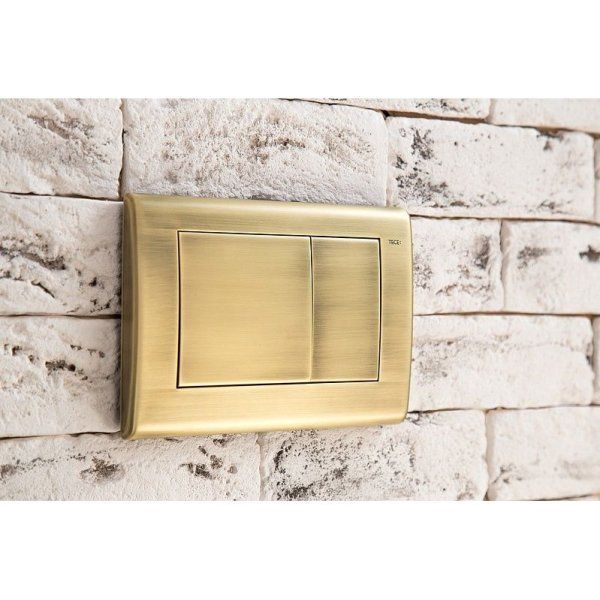 Кнопка смыва Tece Planus 9240366 состаренная латунь