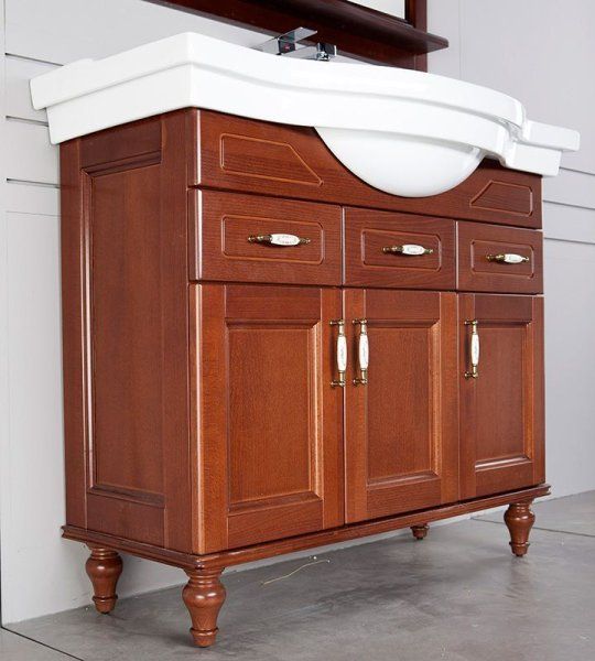 Тумба для комплекта Aquanet Амелия H 100 орех