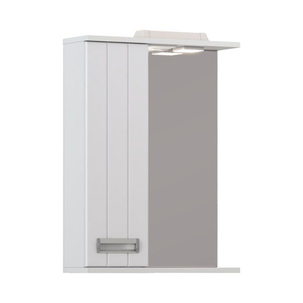 Шкаф VIGO навесной с зеркалом Diana 500 (левый) со спотом (z.DIA.50.L.El)