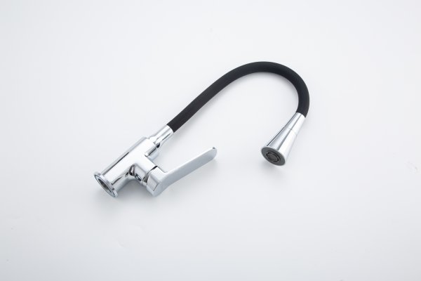 Смеситель для кухни Frap F4461-2 с гибким изливом, хром