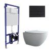 Комплект Berges Wasserhaus Novum 043246 подвесной унитаз + инсталляция + кнопка L5
