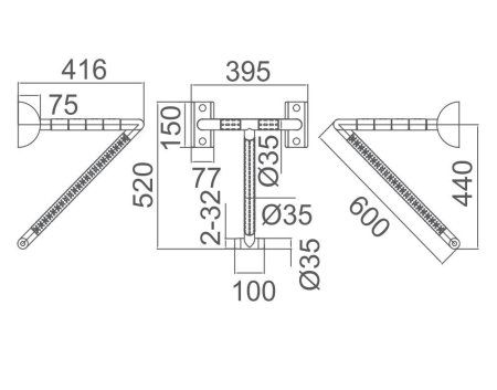 Кресло для душа ARROW AG5621NO Белый