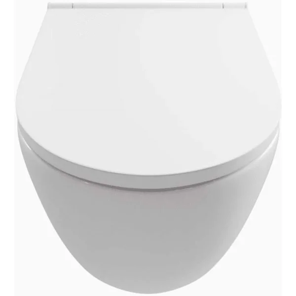 Унитаз подвесной Aquatek Поларис AQ0700-00 безободковый, с сиденьем микролифт, белый