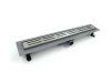 Дренажный канал Timo 70см с решеткой DOUBLE GAP из нержавеющей стали Smart (SM-DGG70-LS40(DRY))