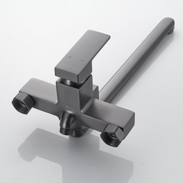 Смеситель для ванны Shevanik S9HW62XG2TMI, оружейная сталь