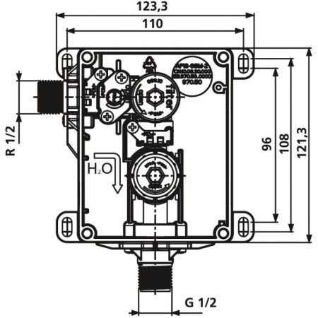Монтажная часть Sanit 03.954.00..0000