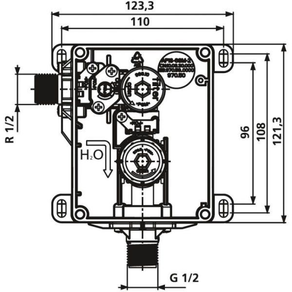 Монтажная часть Sanit 03.954.00..0000