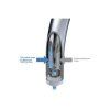 Смеситель Grohe Blue Pure Eurosmart 30384000 хром, + фильтр