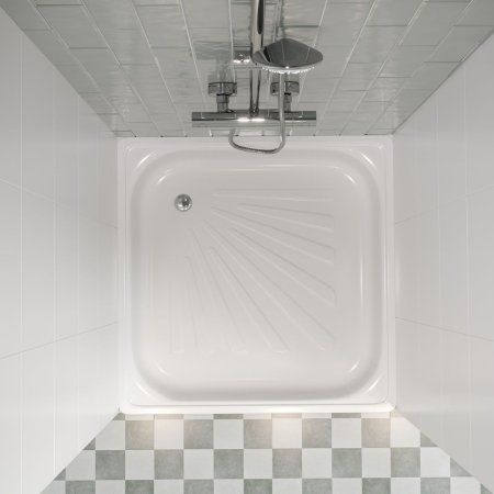 Душевой поддон Teymi Helmi 90х90х15, сталь T100106