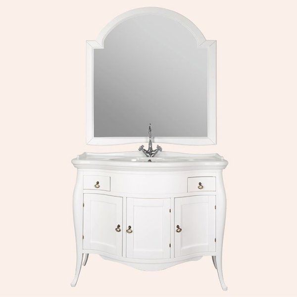 Зеркало Tiffany World 322bi puro белый матовый