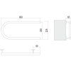 Полотенцесушитель электрический Terminus П-обр 60х20  4620768883941, хром