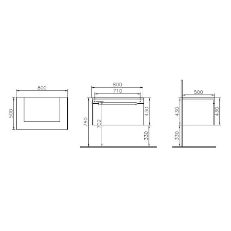Раковина VitrA D-Light 5276B003-0861  60