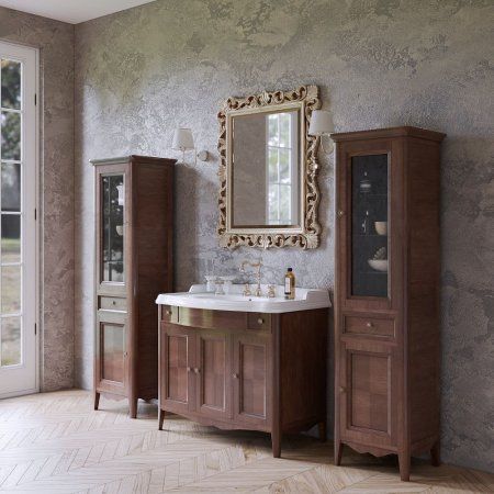 Мебель для ванной Tiffany World Veronica Nuovo VER5105-N+AR874bi*1 комплект 105 орех
