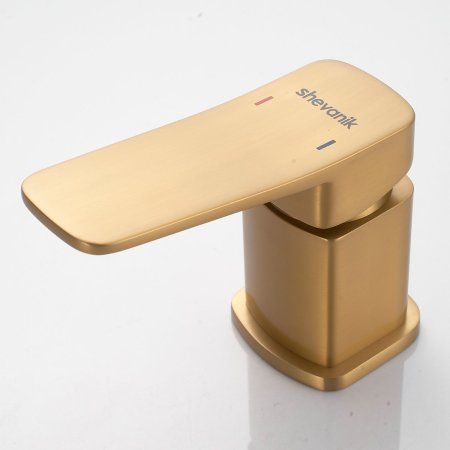 Смеситель для ванны однорычажный  Shevanik S9912G, Золотой сатин
