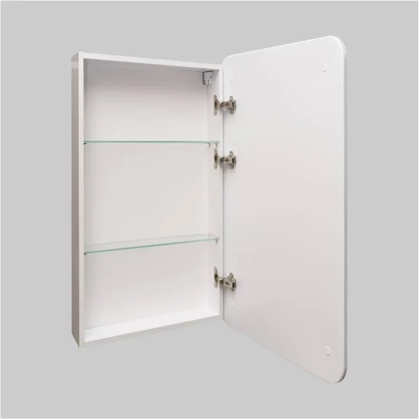 Зеркальный шкаф Style Line Каре СС-00002462 40x80 см L/R, с LED-подсветкой, сенсорным выключателем, диммером, белый