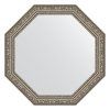 Зеркало Evoform Octagon BY 3967 55x55 виньетка состаренное серебро