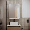 Зеркало-шкаф MIXLINE "Фиджи Flip" 600*800 (ШВ) универсальный, сенсорный выкл.,светодиодная подсветка (551661)