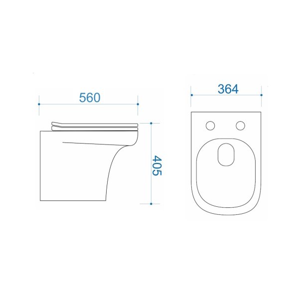 Унитаз приставной Maretti Veneto безободковый с микролифтом, VE10PRBM61-844, белый