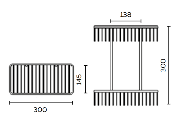 Полка AltroBagno B 082602 Cr хром
