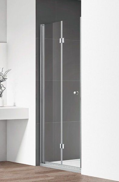 Душевая дверь в нишу Cezares Eco ECO-O-BS-12-100-C-Cr 100x190 стекло прозрачное/профиль хром