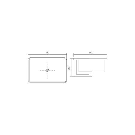 Раковина для монтажа под столешницу Aquatek AQ10491-00