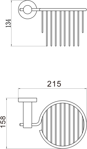 Держатель для освежителя воздуха Savol S-005633C, матовое золото