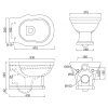 Унитаз подвесной BelBagno Boheme BB115CH