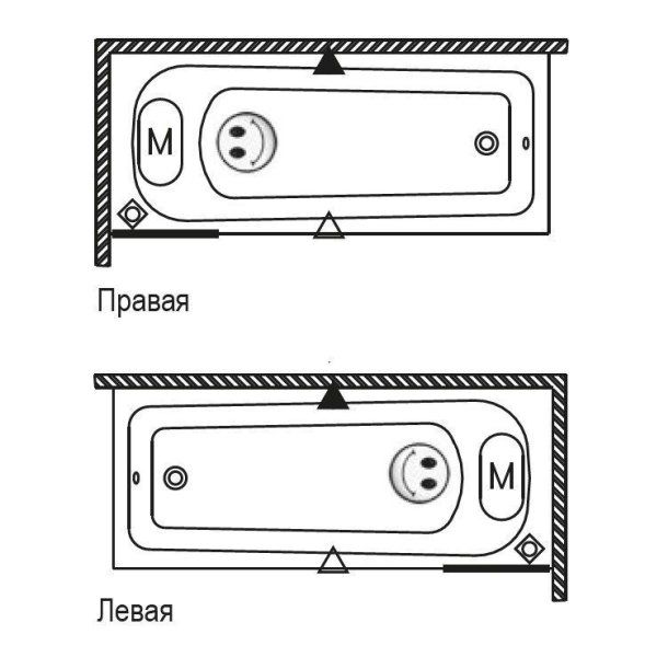 Ванна акриловая Riho Orion BC0100500000000 170x70