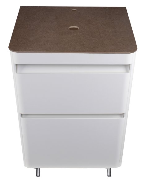 Столешница керамогранит под тумбу Style Line "Атлантика 60" MI03 СС-00002232, цвет бежевый тёмный