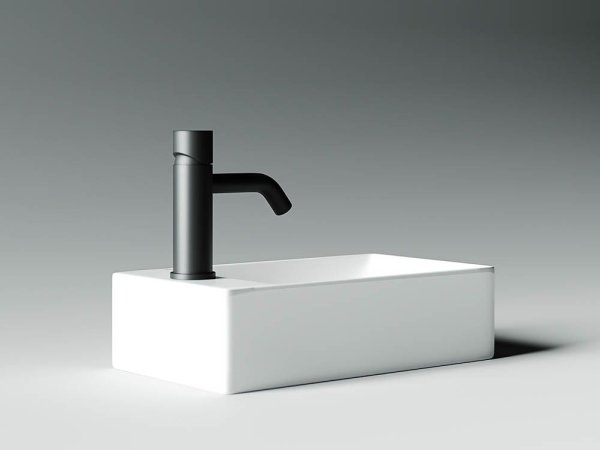 Умывальник подвесной прямоугольный (отверстие под смеситель L) Element 375*215*100мм