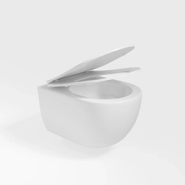 Унитаз подвесной Vincea Evo VT1-34ST безободковый, торнадо, с сиденьем микролифт, белый