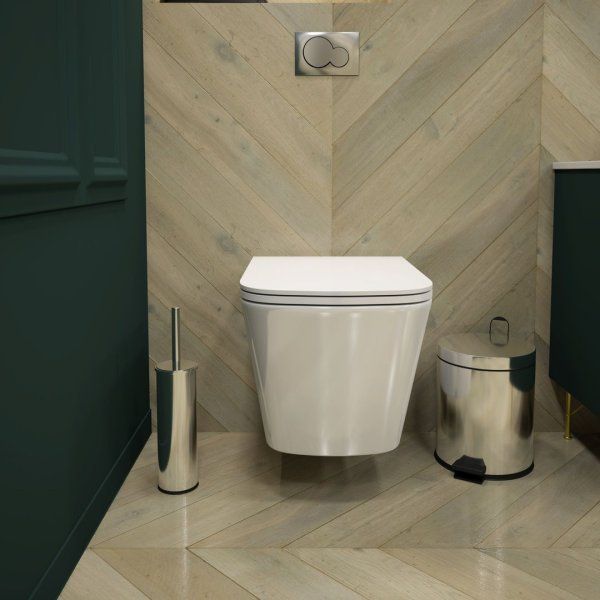 Унитаз подвесной Teymi Helmi Vortex безободковый, сиденье микролифт T40303