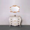Тумба с раковиной Tiffany World 7231 decoro Mozart/br 95 бежевый