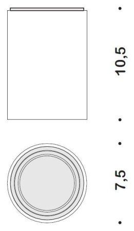 Стакан Colombo Black&White B9231.EPB белый