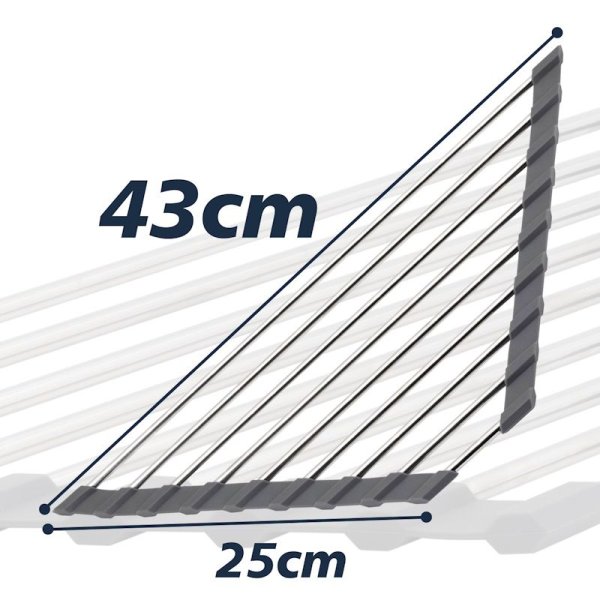 Складная сушилка-решетка на раковину угловая Fmark FS-PJ-004