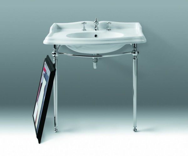 Консоль напольная Simas Arcade ARCG1oro  для раковины золото