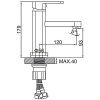 Смеситель Ledeme L1033B черный