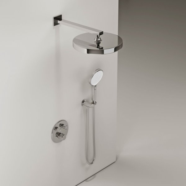 Душевой комплект SANCOS Space встраиваемый c термостатическим смесителем, цвет хром ,  SC3006CH