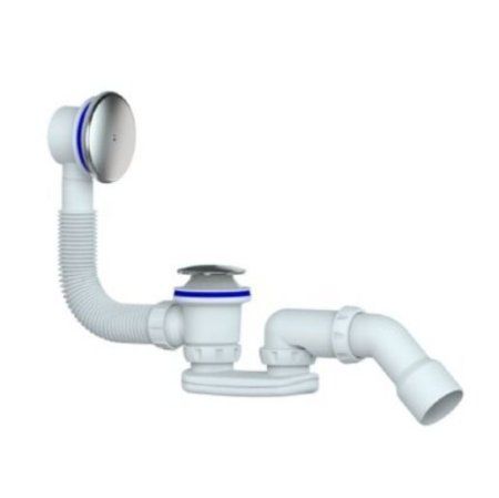 Слив-перелив Salini 23101H для ванны, хром