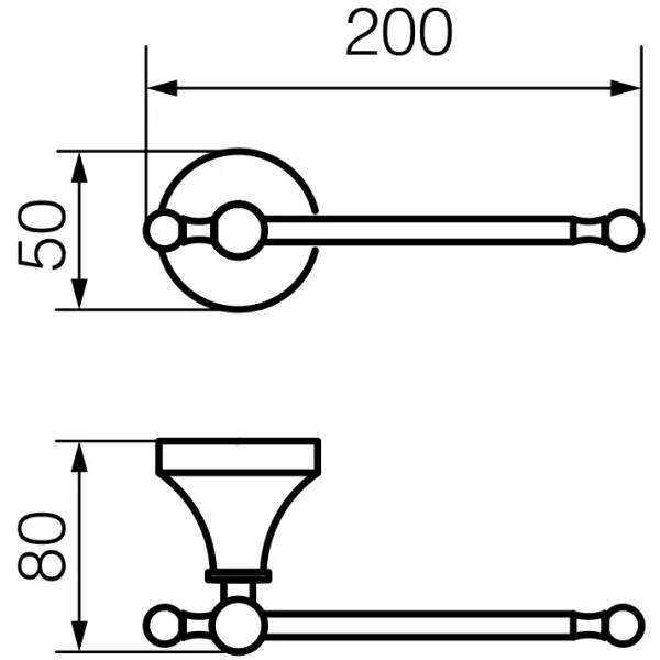 Держатель туалетной бумаги Veragio Gialetta Cromo VR.GIL-6480.CR