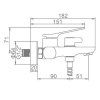 Смеситель Ledeme L3275B черный