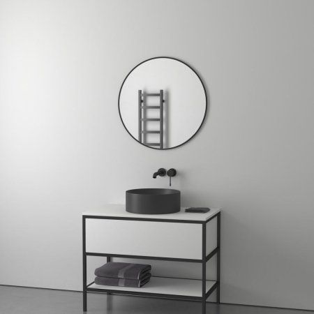 Зеркало настенное Evoform Impressive BY 7544 70x70 в раме, черный