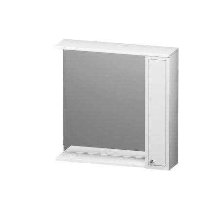 Шкаф-зеркало RedBlu Palace One 75 R с подсветкой, белый глянец
